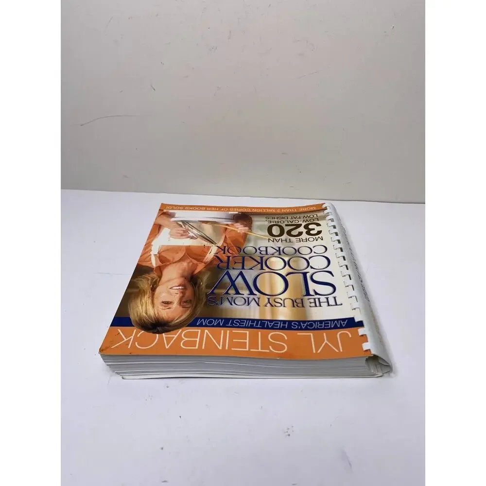 The Busy Mom's Slow Cooker Cookbook Spiral by Jyl Steinback 2005 First Edition